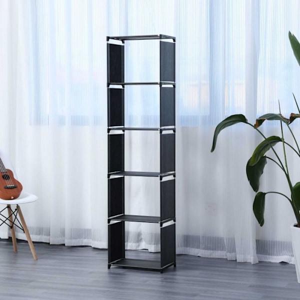 5-vånings förvaringshylla Grå Herzberg HG03619-BLK