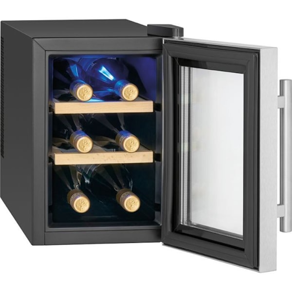 Vinkällare med glasdörr och LED-skärm 17L Proficook PC-WK1231
