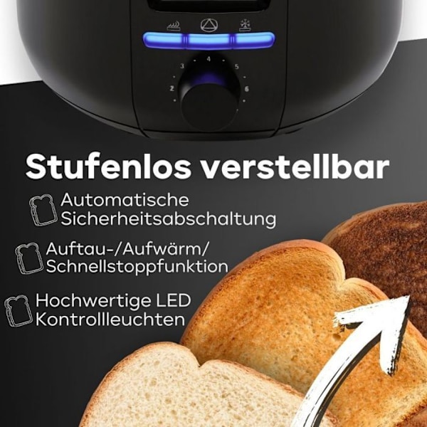 Clatronic TA 3802 Grill-toast 4 skivor svart