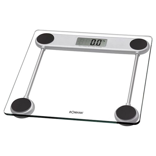 Digital personvåg - BOMANN - PW 1417 CB - Kapacitet 150 kg - Gradering 100 g - LCD-display