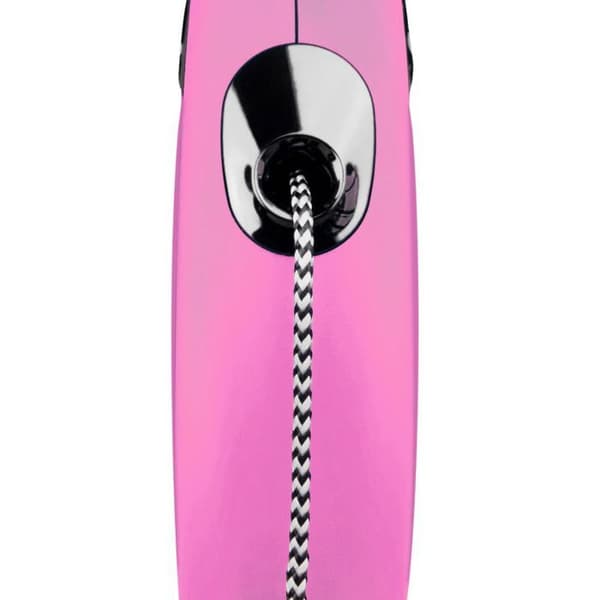 Infällbart koppel - Flexi - New Classic S - 5 m - Rosa - För hundar upp till 12 kg rosa