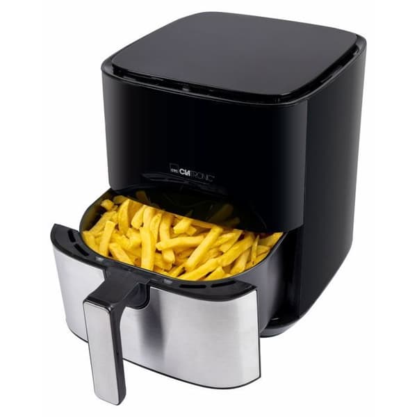 Luftfritös - Clatronic - FR3782H - 5L - Rostfritt stål - 8 automatiska program Svart
