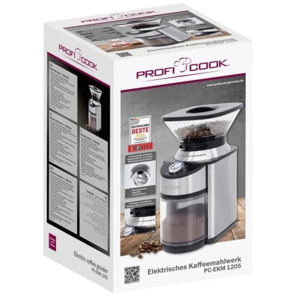 Profi Cook PC-EKM 1205 501205 Kaffekvarn rostfritt stål