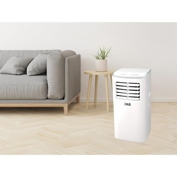 Mobil luftkonditionering avfuktare AC-7000W - Vit - 2000W - Antibakteriellt filter Vit