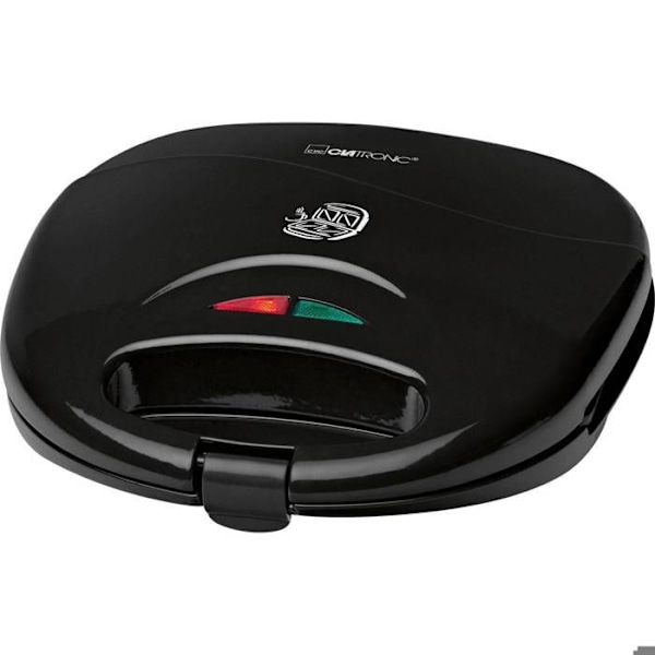 Smörgås och Croque Monsieur Maker Clatronic ST 3477 Svart - Non-stick triangulära tallrikar - 750W Svart