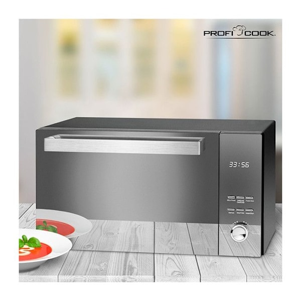 Grill mikrovågsugn - PROFICOOK - PC-MWG 1204 - 23 L - 800 W - Grå