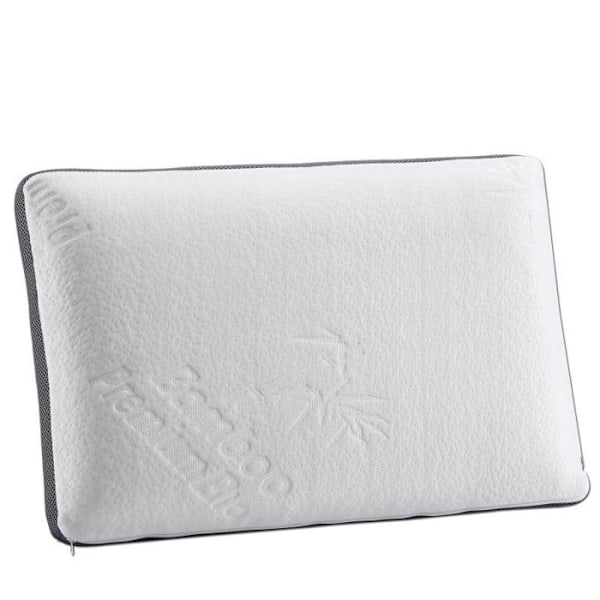 Herzberg HG3D6040-WHT Memory Bamboo Kudde Vit