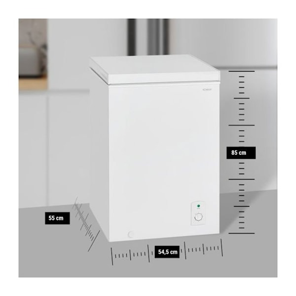 Frysfack 100L Vit Bomann GT7355-Vit