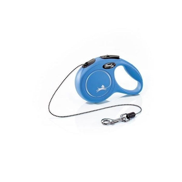 Leash Flexi Classic Cord Xs Blue 3 Meter blått och svart