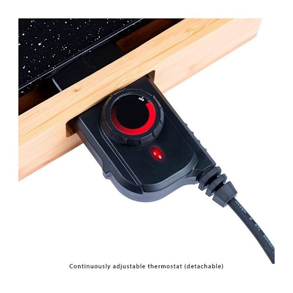 PROFICOOK PC-TYG 1143 elektrisk teppanyaki grill - Svart - Non-stick värmeplatta - 2200 Watt