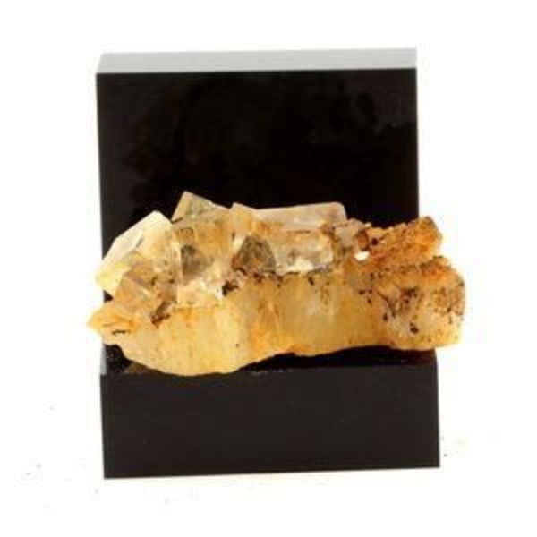 Sten og mineraler. Fluorit + Kvarts. 67,1 ct. Langeac, Haute-Loire, Frankrig. Sjælden.