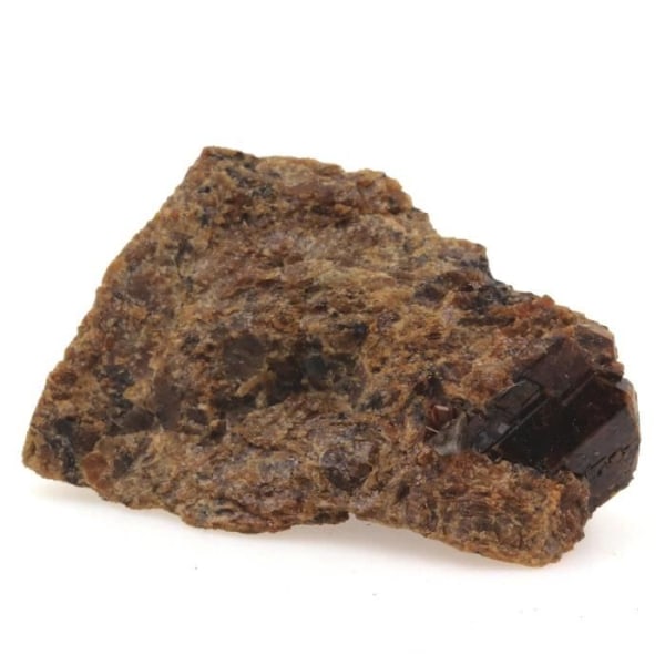 Sten-grossulær catalansk granat-Andradite. 235,1 øre. Pyrenæerne-Orientales, Frankrig