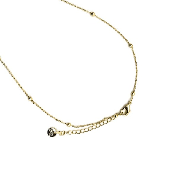 Collier - Luxenter - Thiem - Flerfärgad zirkon - Guld 18k - Längd 42 cm + 3 cm förlängning Flerfärgad