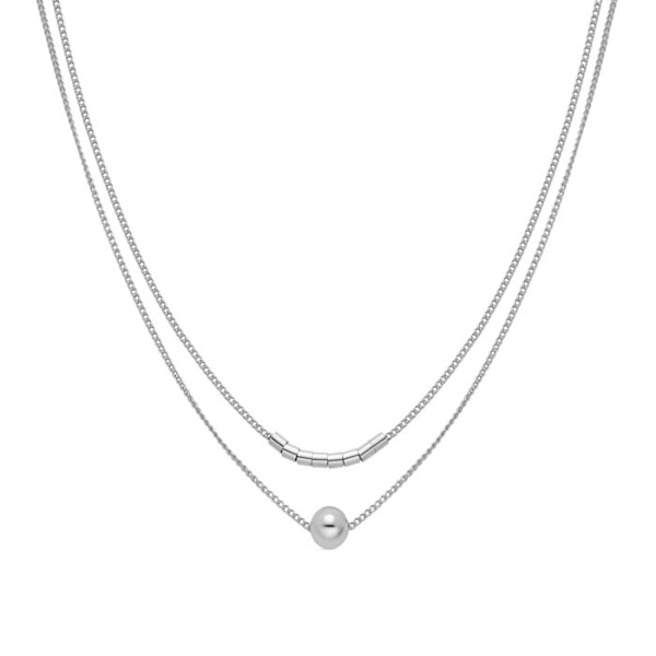 Halsband - Luxenter - Nothie - Rhodiumpläterad - 41 cm + 3 cm förlängning - Silverfärgad