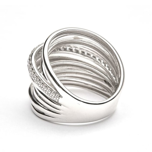 Bering - Luxenter - Aslor - Silver 925 - Kubisk Zirkon - Rhodiumbeläggning pengar 12