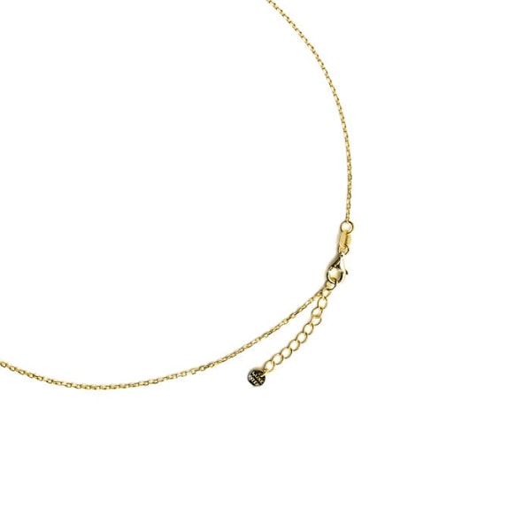 Collier - Luxenter - Eleon - Argent 925 - Flerfärgad zircon - Guld 18k Flerfärgad