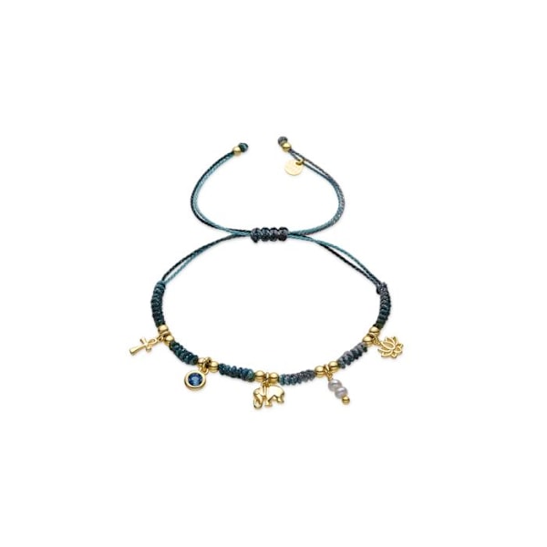 Armbånd - Luxenter - Rukful - Sølv 925 - Guld 18k - Multifarvede zirkoner Flerfärgad