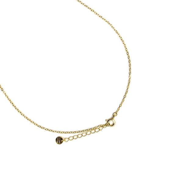 Collier - Luxenter - Akma - Silver 925 - Guld 18k - Hydrotermal kunzit kvarts