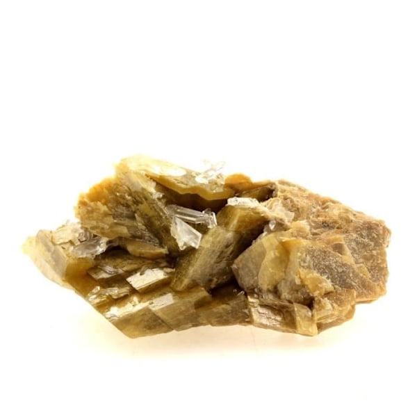 Sten og mineraler. Siderit, Kvarts. 100,7 ct. Mésage Mine, Vizille, Frankrig. Sjælden.