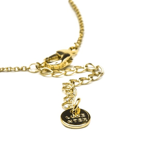 Collier - Luxenter - Niksa - Færdiggørelse i 18k guld - Længde 110 cm - Rhodiumbelagt