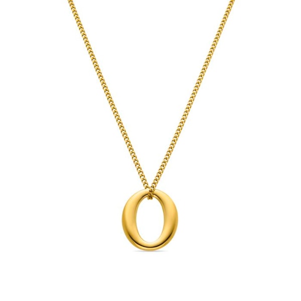 Kaulaketju - Luxenter - Ausa - Keltakulta 18K - 60cm - Riipus 24,3x24,8mm Gul