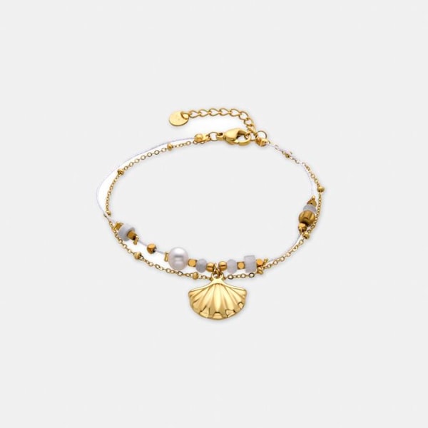 Armband - Luxenter - Virat - Guld 18k - Kubisk zirkon - Längd 16 cm + 3 cm gyllene