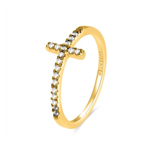 Ring - Luxenter - Iara - Silver 925 - Gold 18k - Cubic zirconia pengar 12