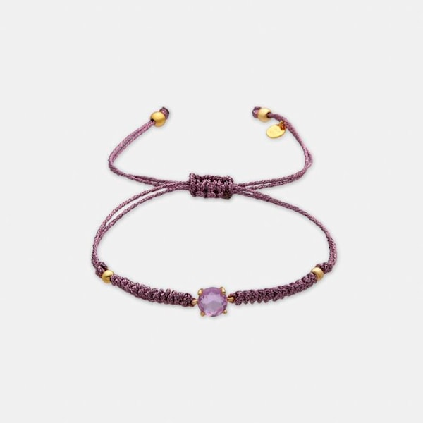 Armbånd - Luxenter - Akma - Argent 925 - Kvarts kunzite - Guld 18k Rosa