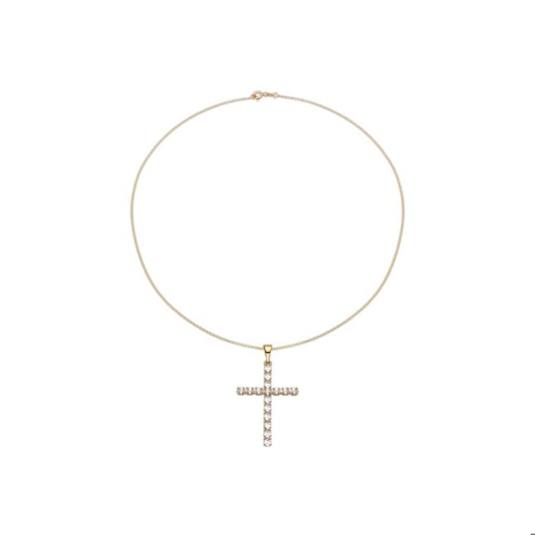 Collier - Luxenter - Buteo - Guld 18k - Glitrende zirkonium - 42 cm