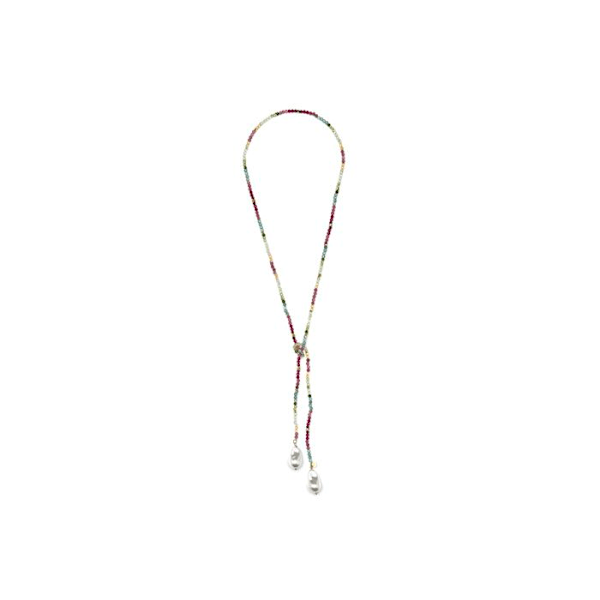 Collier - Luxenter - Lorex - Sølv 925 - 18k Guld - Multikolor Krystal Flerfärgad