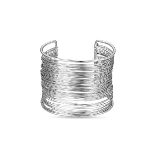 Armbånd - Luxenter - Thywa - Færdig i rhodium - Diameter 55 mm - Metallegering