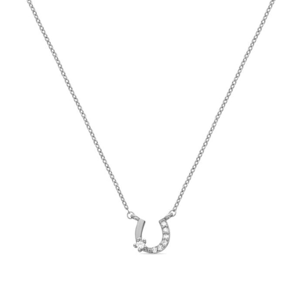 Collier - Luxenter - Nakha - Brilliant zirkon - Rodierad - Silverpläterad