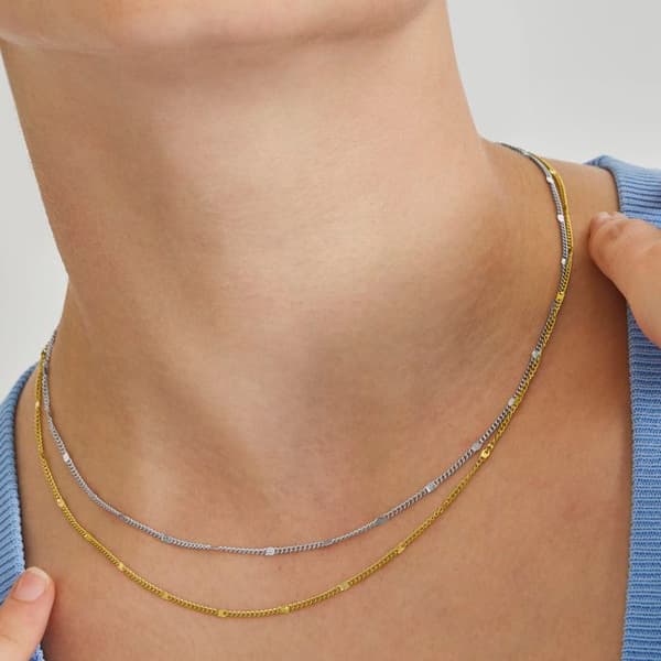 Collier Luxenter med 18 karat guld finish - Ejae