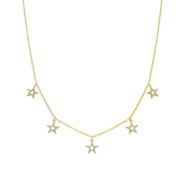 Collier - Luxenter - Zeam - Or 18k - Zircon brillanter - 42cm + 5cm forlængelse