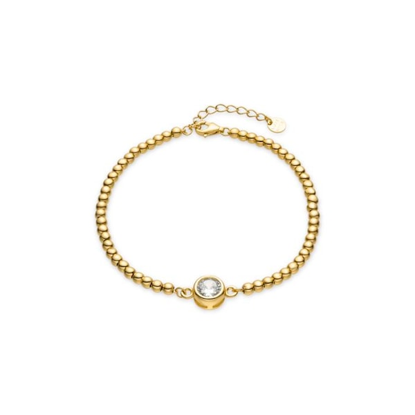 Armband - Kired - Silver 925 - Brilliant zirkonium - Guld 18k - 16cm + 3cm förlängning