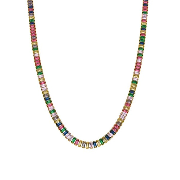 Collier - Luxenter - Gorys - Guld 18 karat - Flerfärgad zircon - Kvinna Flerfärgad