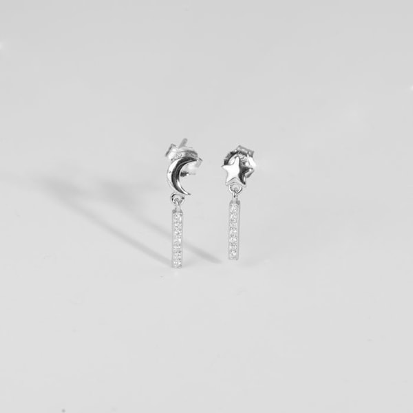 Hängen - ESSENTIALS - Nelan - Argent 925 - Zirkoniumoxid - Silverfärgad