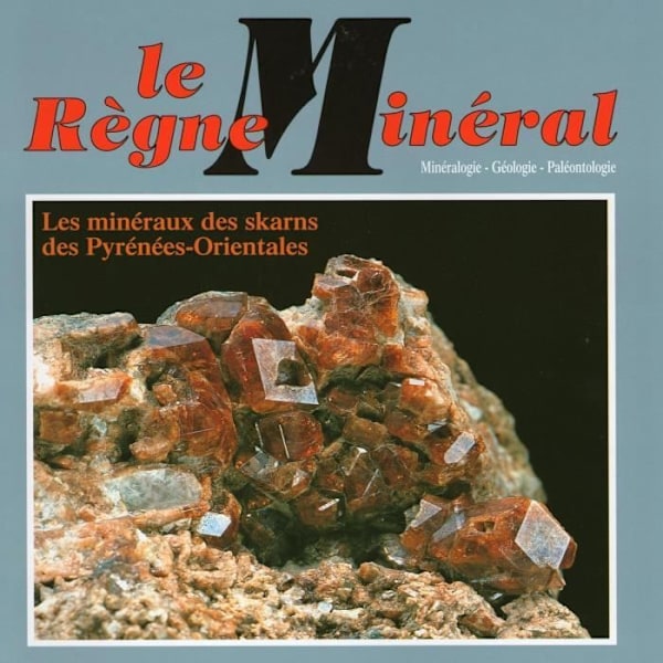 Sten-Grossular Catalansk Granat-Andradite. 341,3 øre. Pyrenæerne-Orientales, Frankrig