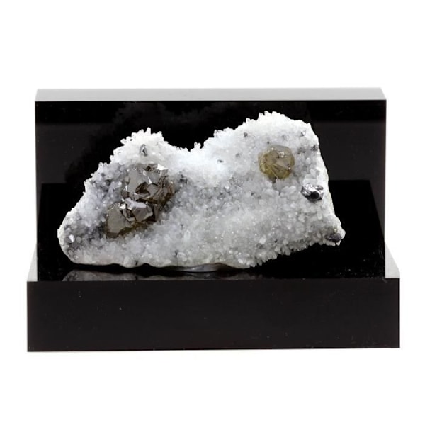 Sten og mineraler. Sphalerit + Kvarts. 353,1 ct. Krushev dol mine, Madan, Bulgarien.