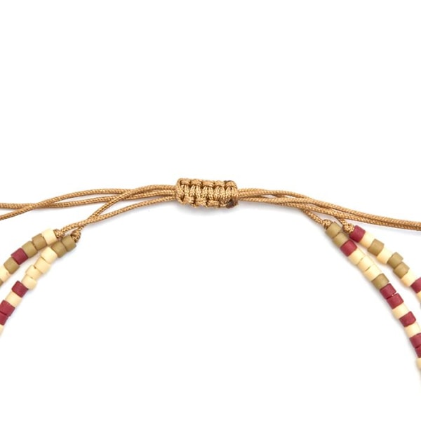 Armbånd - Luxenter - Furie - Brun krystal - 18k guld - Bredde 3,5 mm kastanj