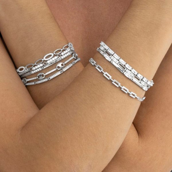 Armbånd - Luxenter - Warak - Argent 925 - Zirkonium - Plateret Rhodium