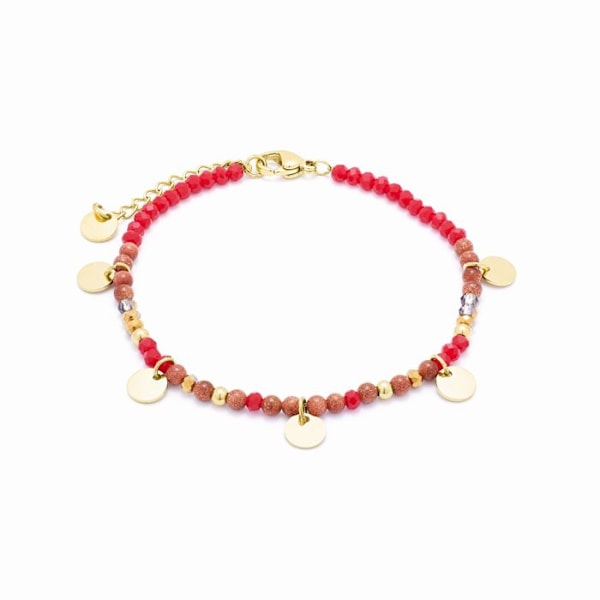 Armband - Luxenter - Radwi - Röd kristall - Guld 18K - Kvinna Röd