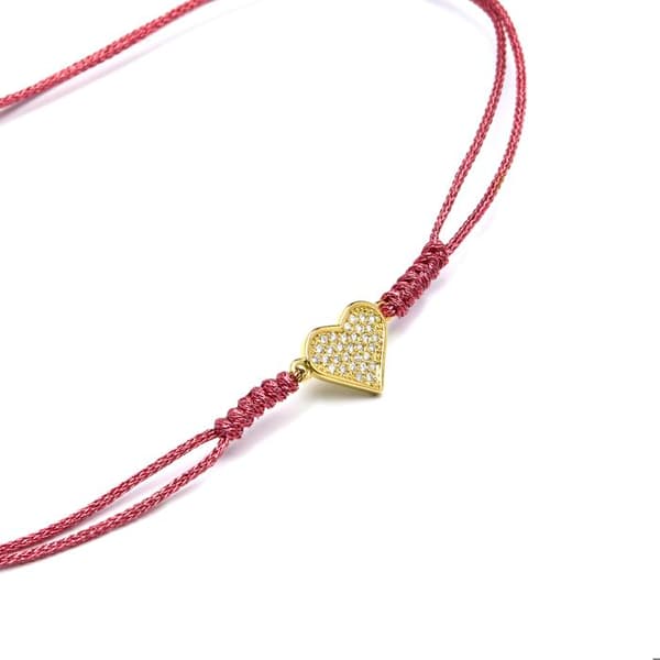 Armbånd - Luxenter - Hjerte - 18k guld finish - Forgyldt - Kvinde