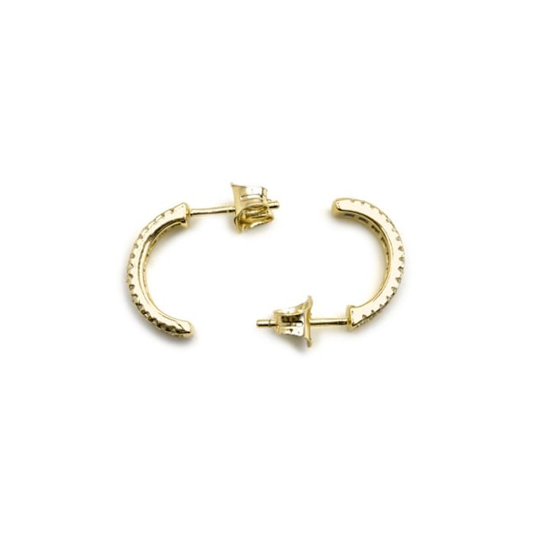 Örhängen - Luxenter - Bhaime - Silver 925 - Flerfärgad zircon - Guld 18k Flerfärgad