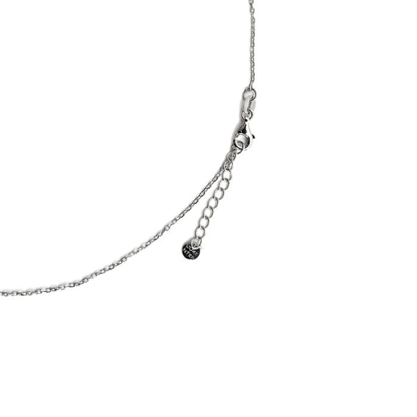 Halsband - Luxenter - Salug - Silver 925 - Blå Topas Zirkon - 42 cm + 3 cm förlängning