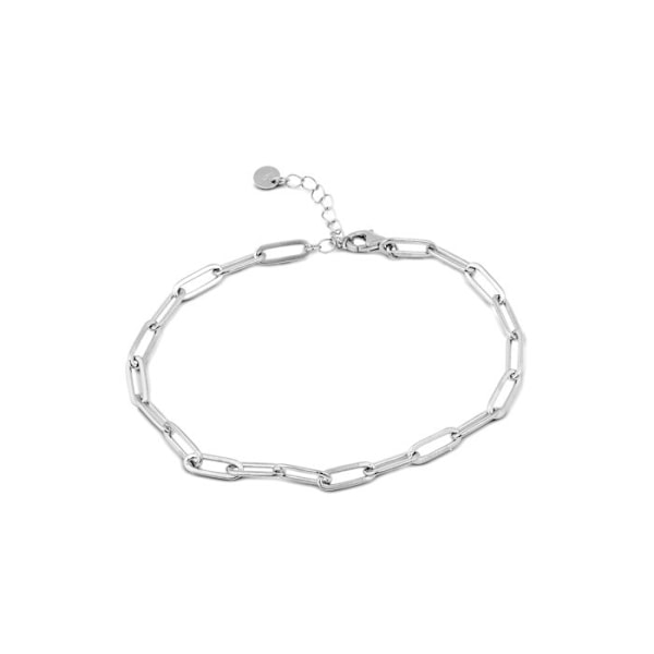 Armband - Shier - Silver 925 - Rhodium - En storlek - Grå Grå