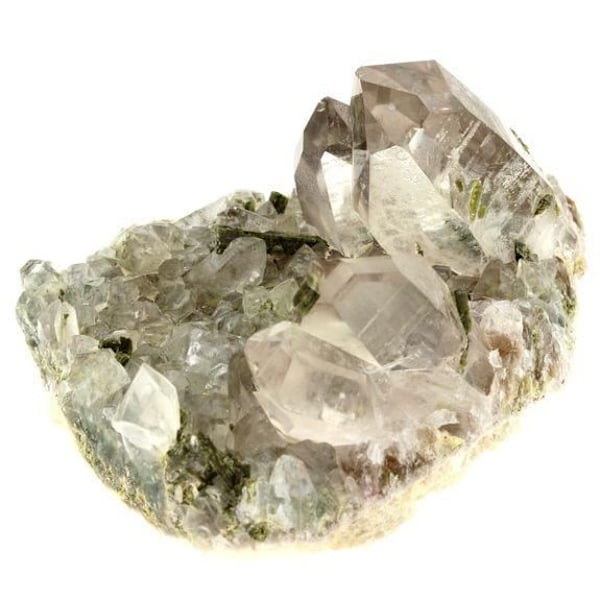Sten og mineraler. Kvarts + Epidot. 1060,0 ct. Caetité, Bahia, Brasilien.