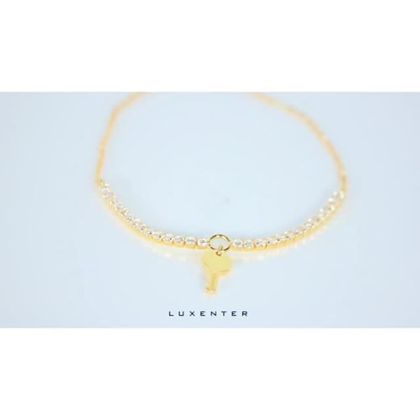 Collier - Dikar - Silver 925 - Guldpläterad 18 Karat - One Size - Dam 925 Silver, 18 Carat Guld