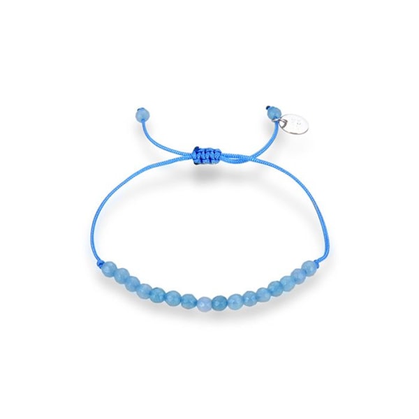 Armband - Luxenter - Aquisa - Silver 925 - Turkos blå jade - Rhodiumfinish Turkos
