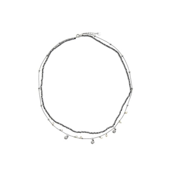 Collier - Luxenter - Nexa - Argent 925 - Hvide perler - 42 cm + 3 cm forlængelse Vit
